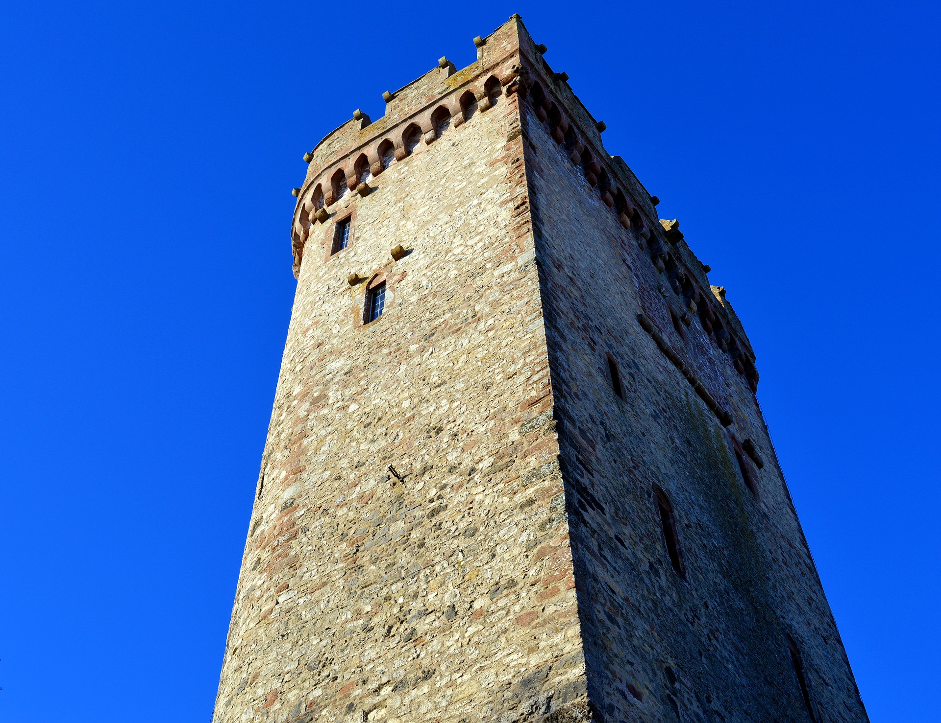Torre di castello senza scale